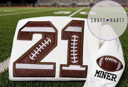 Football Number Sweatshirt
